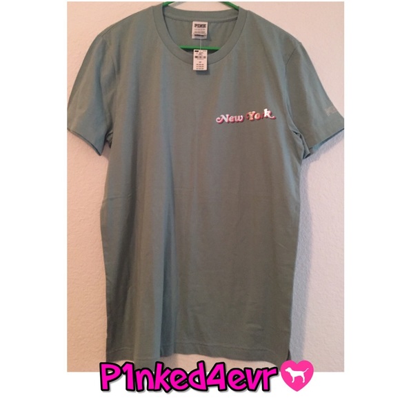 NWT VS PINK New York Bling “I Made it!” Tee XS/S - Picture 5 of 6
